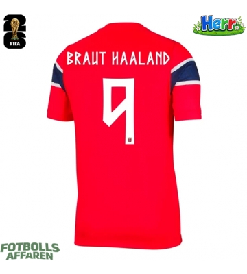 Norge Erling Haaland #9 Hemmatröja VM 2026 Kortärmad